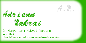 adrienn makrai business card